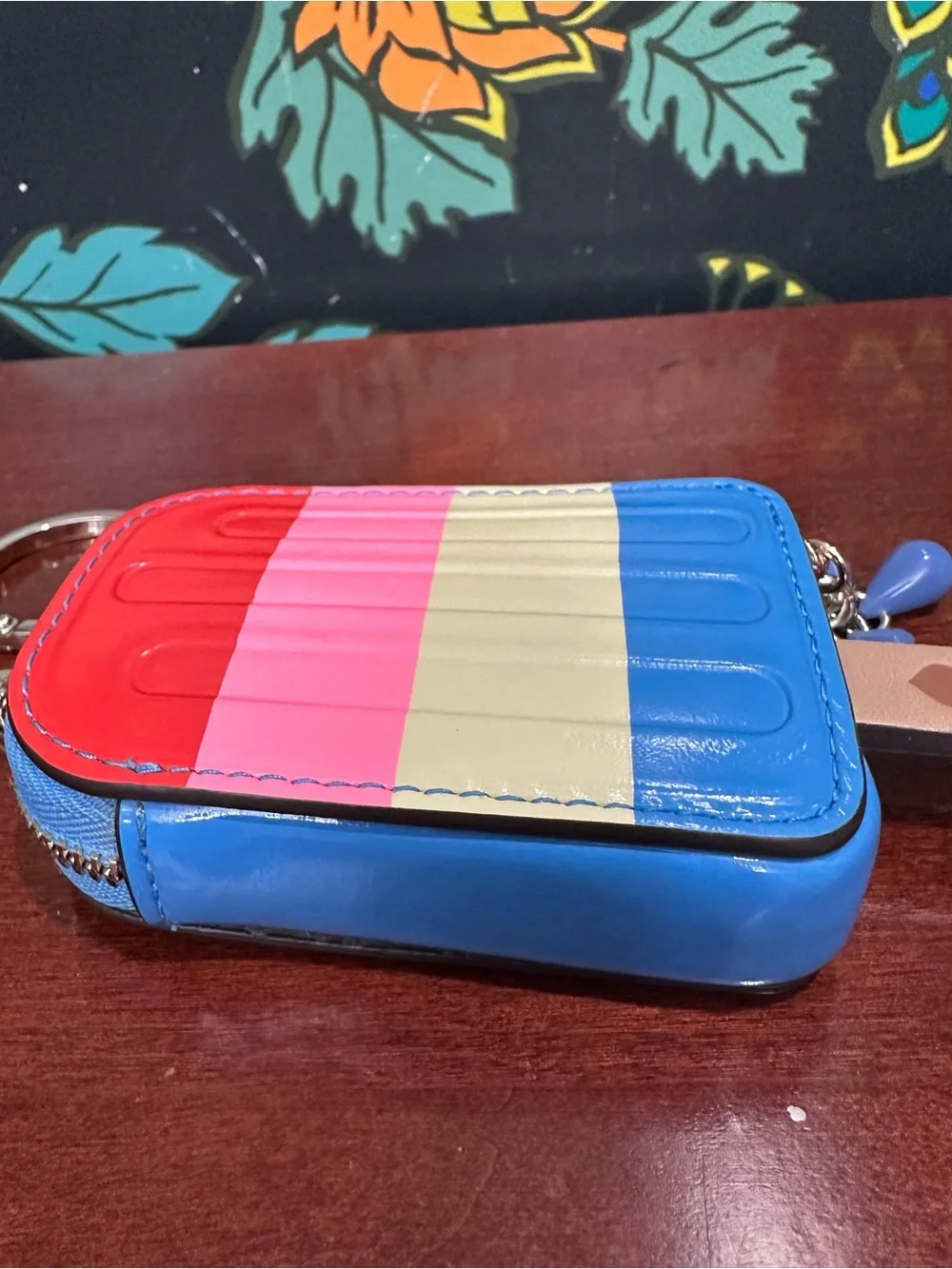 Kate Spade Popsicle Ice Pop Novelty Coin Purse Keychain